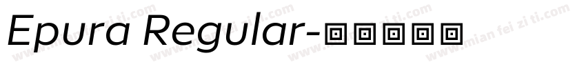 Epura Regular字体转换